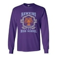 thumbnail image 1 of Long Sleeve Adult T-Shirt Hawkins Go Tigers High School 1983 AV Club Parody Funny DT, 1 of 2