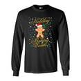 thumbnail image 1 of Long Sleeve Adult T-Shirt Holiday Baking Team Gingerbread Christmas Holidays Funny DT, 1 of 2