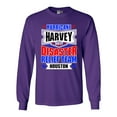 thumbnail image 1 of Long Sleeve Adult T-Shirt Hurricane Harvey Disaster Relief Team Houston 2017 DT, 1 of 2
