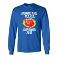 thumbnail image 1 of Long Sleeve Adult T-Shirt Hurricane Maria Survivor 2017 DT, 1 of 2