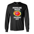 thumbnail image 1 of Long Sleeve Adult T-Shirt Hurricane Maria Survivor 2017 DT, 1 of 2