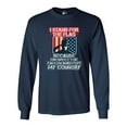 thumbnail image 1 of Long Sleeve Adult T-Shirt I Stand For Flag I Respect Fallen Love Country DT, 1 of 2