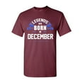 thumbnail image 1 of Long Sleeve Adult T-Shirt Legends Are Born In December Funny DT, 1 of 2