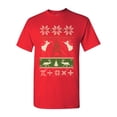 thumbnail image 1 of Long Sleeve Adult T-Shirt Math Mathematics Angels Deer Ugly Christmas Funny DT, 1 of 2
