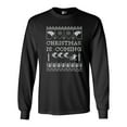 thumbnail image 1 of Long Sleeve Adult T-Shirt New Christmas Is Coming Xmas Holiday Dragons TV Funny DT, 1 of 2
