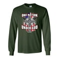thumbnail image 1 of Long Sleeve Adult T-Shirt One Nation Under God Cross USA America Patriotic DT, 1 of 2