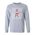 thumbnail image 1 of Long Sleeve Adult T-Shirt Santa Floss Like A Boss Christmas Funny DT, 1 of 2