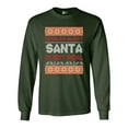 thumbnail image 1 of Long Sleeve Adult T-Shirt Spoiler Alert Santa Is Not Real Christmas Holiday Funny DT, 1 of 2