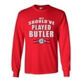 thumbnail image 1 of Long Sleeve Adult T-Shirt We Should've Played Butler New England Football DT, 1 of 2