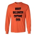 thumbnail image 1 of Long Sleeve Adult T-Shirt Worst Halloween Costume Ever Funny, 1 of 2