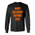 thumbnail image 1 of Long Sleeve Adult T-Shirt Worst Halloween Costume Ever Funny, 1 of 2