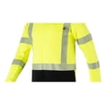 thumbnail image 1 of Long Sleeve Ansi Class 3 High Visibility Black Bottom Safety Shirts, Tall - Large, 1 of 1