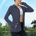 thumbnail image 1 of Long Sleeve Athletic Shirts for Women Lightweight Summer Athletic Jacket Quick-Dry Sun Protection Clothing for Outdoor Hiking Blue XS, 1 of 8