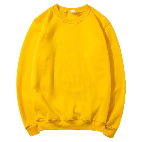 Long Sleeve Athletic Solid Crewneck Sweatshirts For Men Summer Relaxed Smart Casual Office Travel Dinner Weekend Daily Wear Low Maintenance Daily Comfort