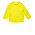 thumbnail image 1 of Long Sleeve Baby Boys Girls Rash Guard Sun Protected UPF + 50 Kids & Toddler Swim Shirt (Size 12 Months-5 Toddler), 1 of 14