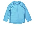 thumbnail image 1 of Long Sleeve Baby Boys Girls Rash Guard Sun Protected UPF + 50 Kids & Toddler Swim Shirt (Size 12 Months-5 Toddler), 1 of 6