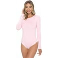 thumbnail image 1 of Long Sleeve Body Suit-Breathable Cotton Stretch, 1 of 3