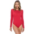 thumbnail image 1 of Long Sleeve Body Suit-Breathable Cotton Stretch, 1 of 3