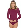 thumbnail image 1 of Long Sleeve Body Suit-Breathable Cotton Stretch, 1 of 3