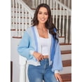 thumbnail image 1 of Long Sleeve Cardigan Sweaters (M, Blue), 1 of 6