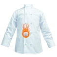 thumbnail image 1 of Long Sleeve Chef Coat Knot Button Chef Coat-Easy-Care Twill, 1 of 2