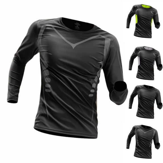 Long Sleeve Compression Shirts for Men Cool Dry Athletic Undershirt Workout Tops Base Layer for Running Cold Weather Base Layer Top & Bottom 2026 Green M