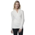 thumbnail image 1 of Long Sleeve Cotton Wrap Top, 1 of 1