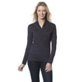 thumbnail image 1 of Long Sleeve Cotton Wrap Top, 1 of 3