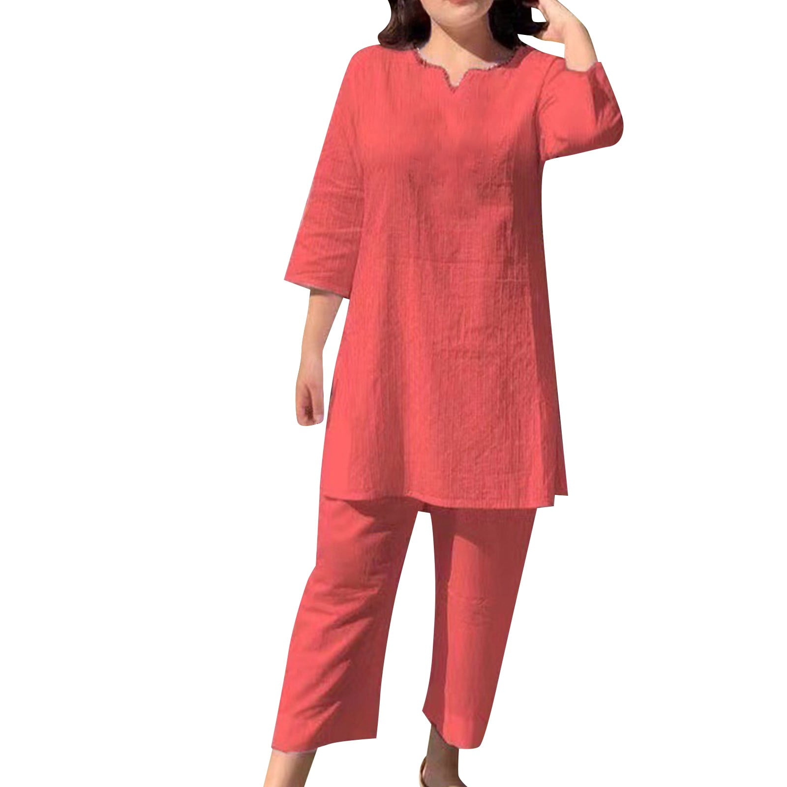 Elegant Solid Pocket O Neck Long Sleeve Two Pieces Elegant Solid Pocket O Neck Long Sleeve Two Pieces