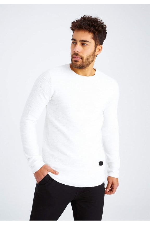 Long-Sleeve Crew Neck