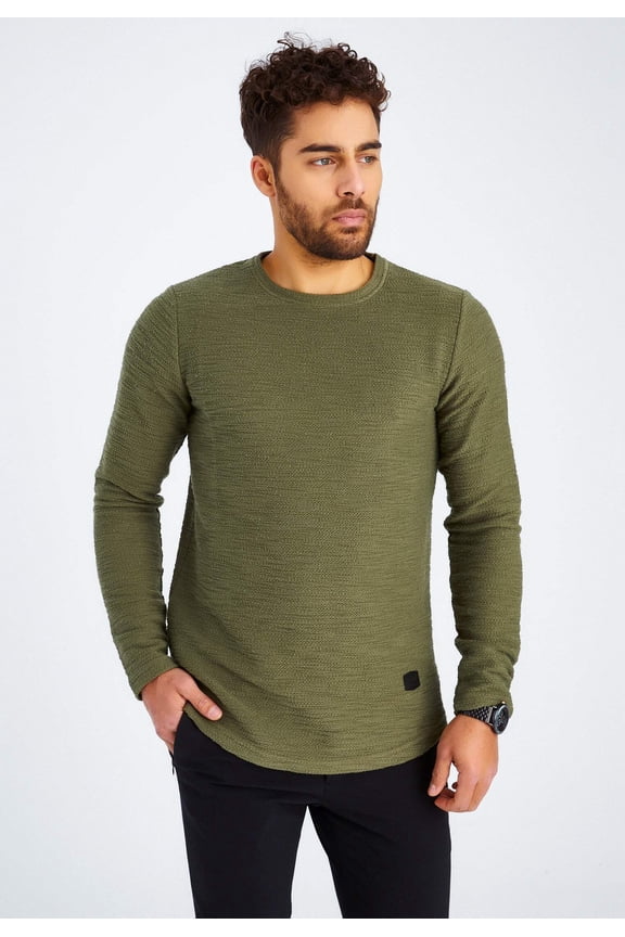 Long-Sleeve Crew Neck