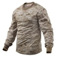 thumbnail image 1 of Long Sleeve Digital Camouflage T-Shirt, Desert Digital Camo, 1 of 6