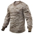 thumbnail image 1 of Long Sleeve Digital Camouflage T-Shirt, Desert Digital Camo, 1 of 5