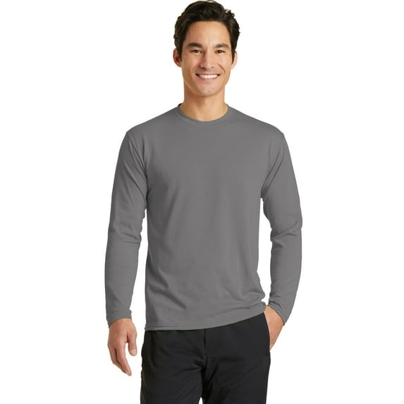 Long Sleeve Essential Blended Performance Tee