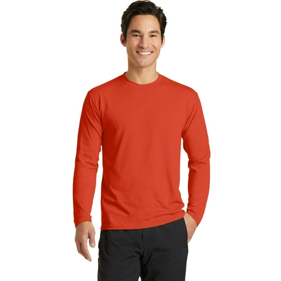 Long Sleeve Essential Blended Performance Tee
