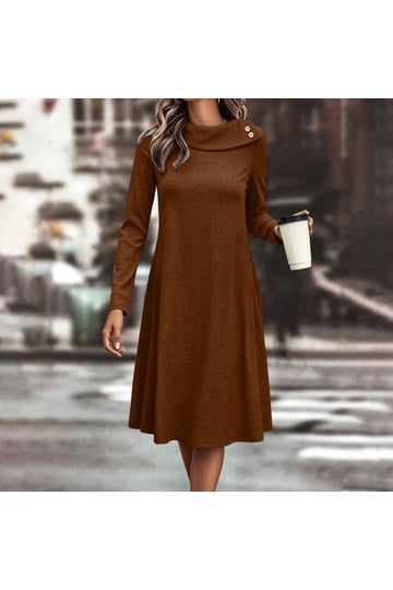 Best Sellers In Winter Dresses For Women Long Sleeves Casual