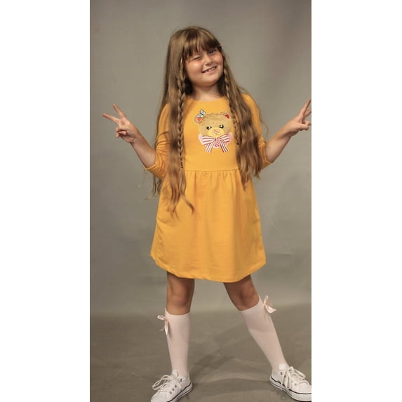 Long Sleeve Girl's Dress