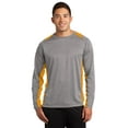 thumbnail image 1 of Long Sleeve Heather Colorblock Contender Tee, 1 of 2
