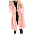 thumbnail image 1 of Long Sleeve Hooded Jacket Mid Length Coat With Deep Pockets For Comfortable Warmth And Stylish Everyday Outerwear, 1 of 4