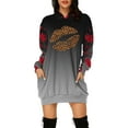 Long Sleeve Hoodies Dress 2025 Fall Trendy Texture Sweatshirts Outfits