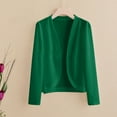 thumbnail image 1 of Long Sleeve Ice Silk Knit V Neck Cardigan, Green 6XL, Size XL-6XL, 1 of 5