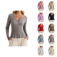 thumbnail image 1 of Long Sleeve Knit Cardigan Sweater Stylish And Versatile Outerwear For Casual And Formal Occasions Cardigan Sweaters for Women, 1 of 2