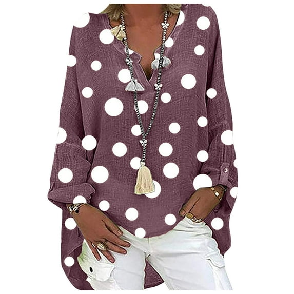 Long Sleeve Linen Tunic Tops for Women Casual Loose V Neck Daisy Graphic Shirt Holiday Summer Beachwear Cover Ups Blouse