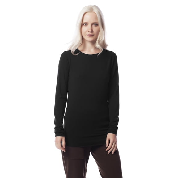 Long Sleeve Modal Crew Neck Top
