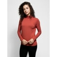 thumbnail image 1 of Long Sleeve Modal Mock Neck Top, 1 of 1