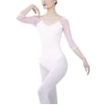 thumbnail image 1 of Long Sleeve One Piece Gymnastics Ballet Leotards Outfit Top Workout Clothes Wear, 1 of 8