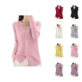 thumbnail image 1 of Long Sleeve Open Knit Cardigan Lightweight Layering Top For Stylish Comfort And Versatile Outfits Cardigan Sweaters for Women, 1 of 2
