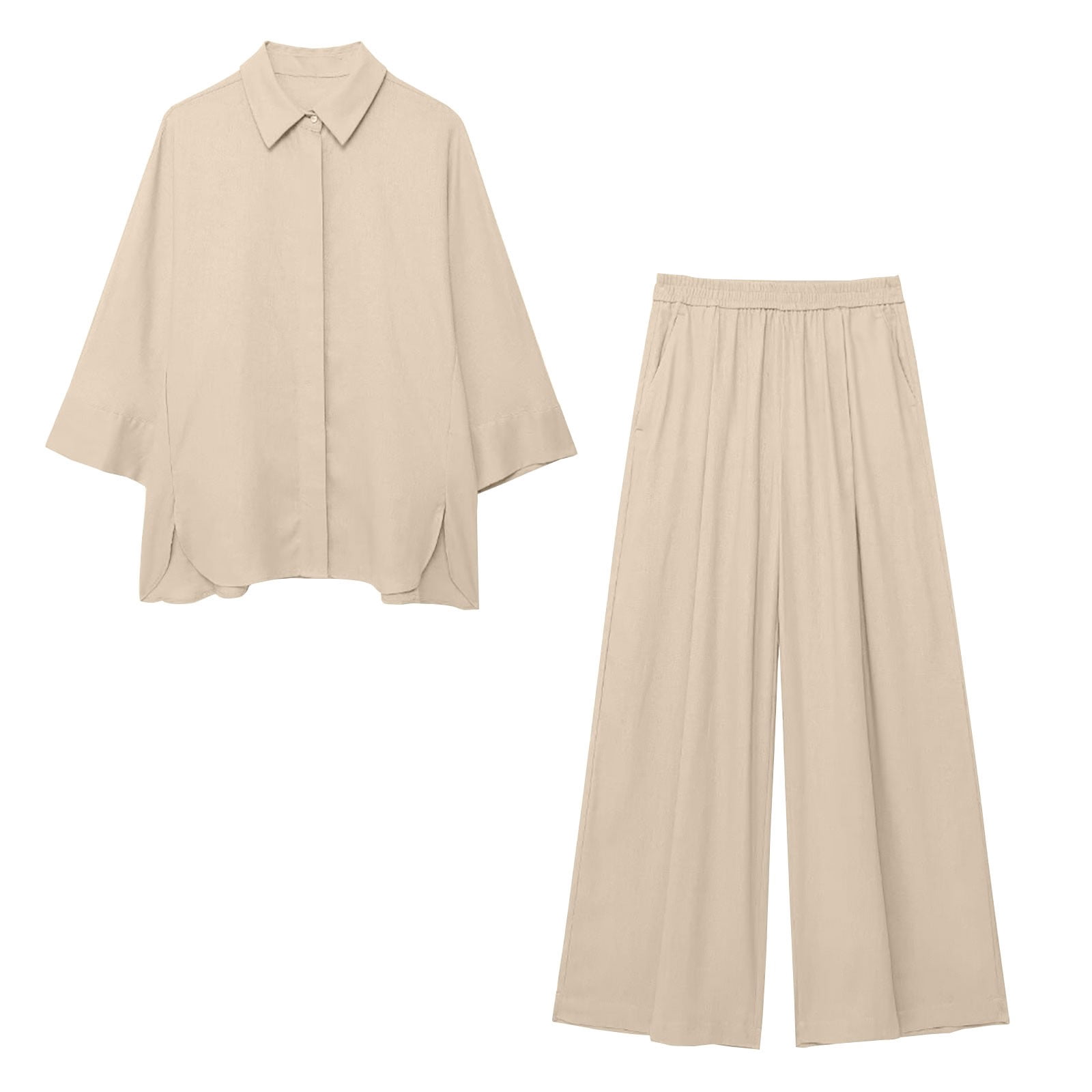 Comfortable Casual Sleeve Pants Set