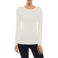 thumbnail image 1 of Long Sleeve Plain ROUND Neck T-shirts Cotton/Spandex Junior Size, 1 of 3