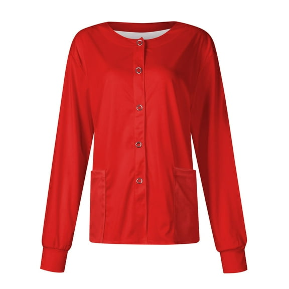 Long Sleeve Pocket Working Shirts for Women Fall Tops Dressy Casual Blouses